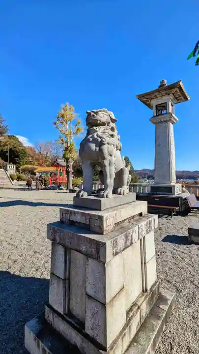 足利織姫神社の狛犬