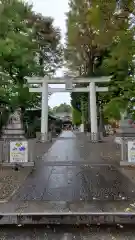 阿豆佐味天神社 立川水天宮の鳥居