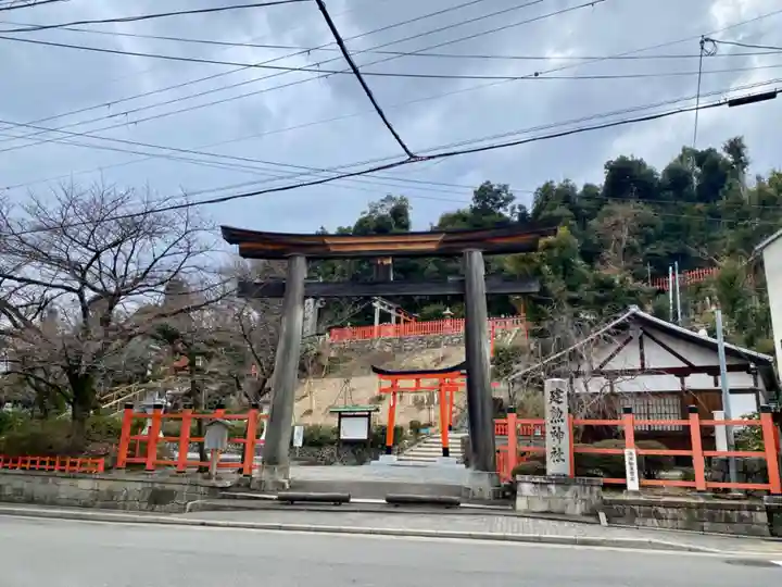 建勲神社の鳥居