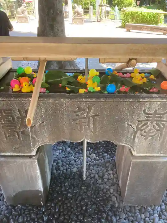 鳩森八幡神社の手水舎