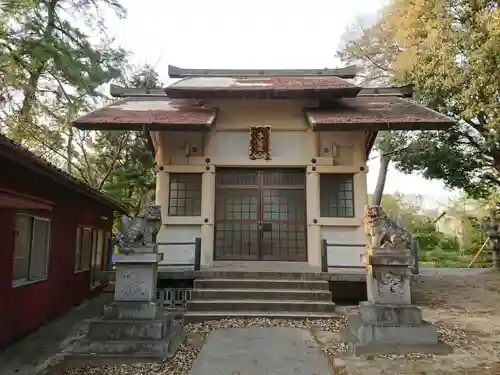 山中八幡社の本殿・本堂