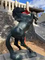 男山八幡宮の狛犬