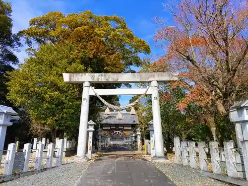 石井神明社の鳥居