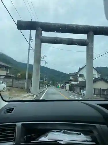 山梨縣護國神社の鳥居