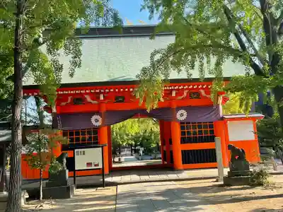 葛飾八幡宮の山門・神門