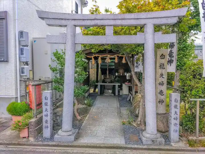 白龍夫婦龍神社(清水)の鳥居
