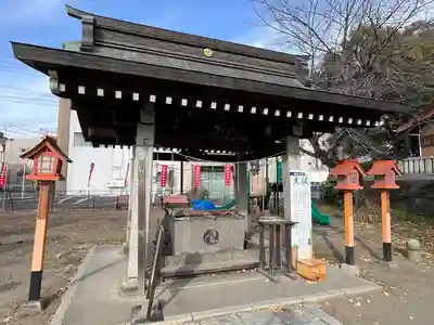 前橋八幡宮の手水舎