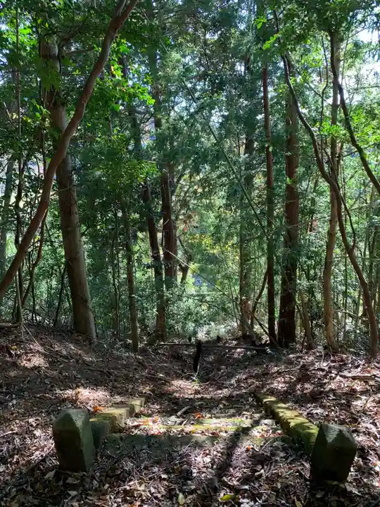 神社(名称不明)の周辺
