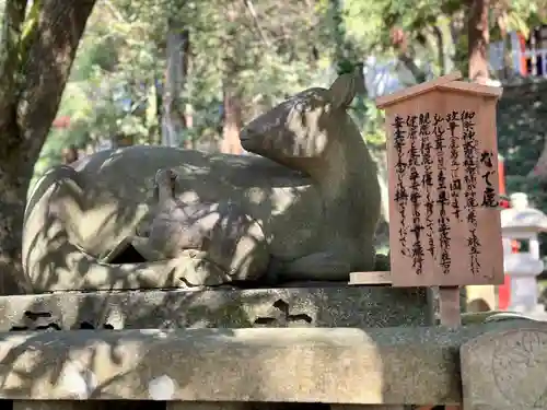 枚岡神社の像