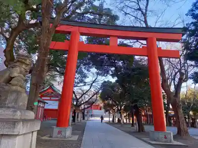 花園神社の鳥居