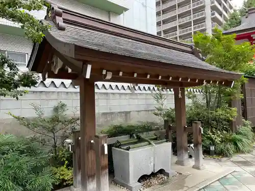 成子天神社の手水