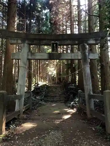 向山神社の鳥居