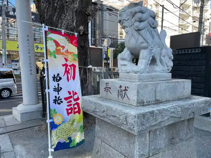 柏神社の狛犬