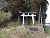 神社(名称不明)の鳥居