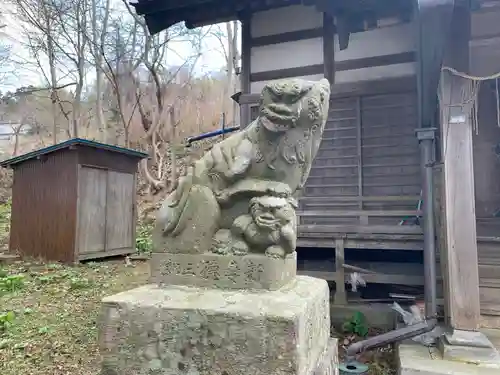 住三吉神社の狛犬