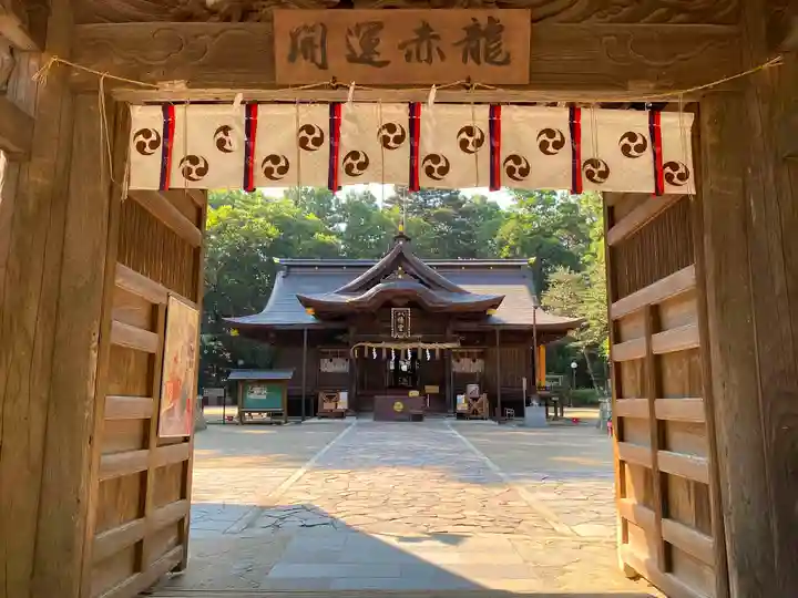 水戸八幡宮の山門・神門