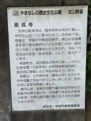 定林山　能成寺(山梨県)