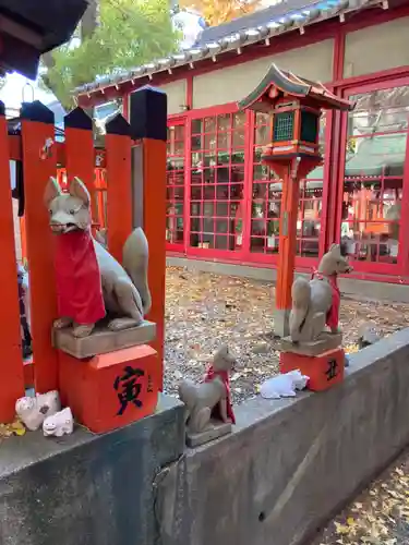 阿部野神社の狛犬