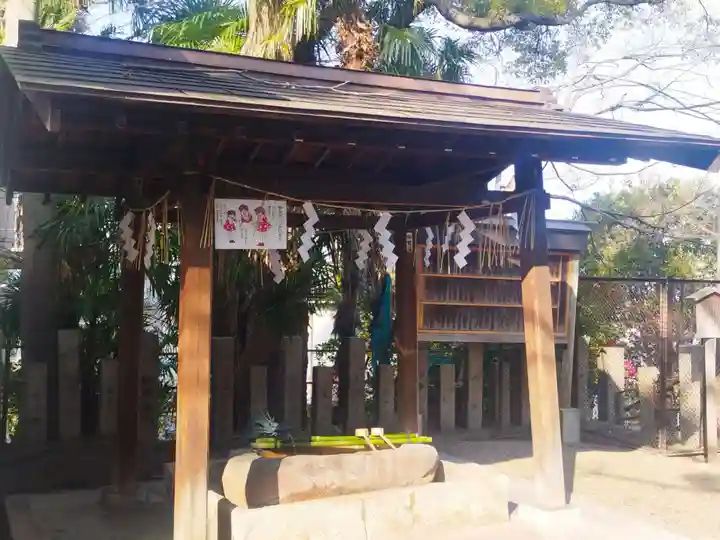 安居神社の手水舎