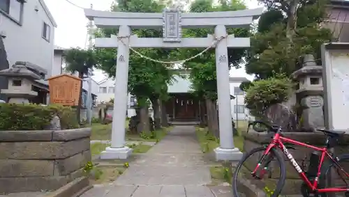 胡録神社の鳥居