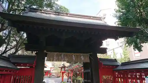 水鏡天満宮の山門・神門