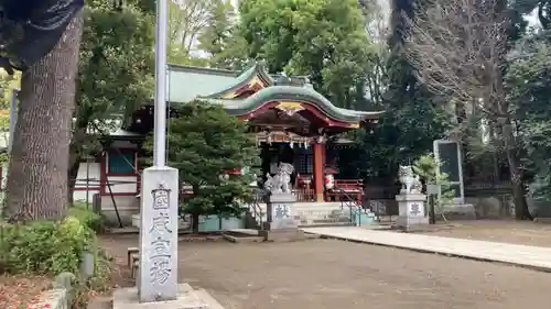 中野氷川神社の本殿・本堂