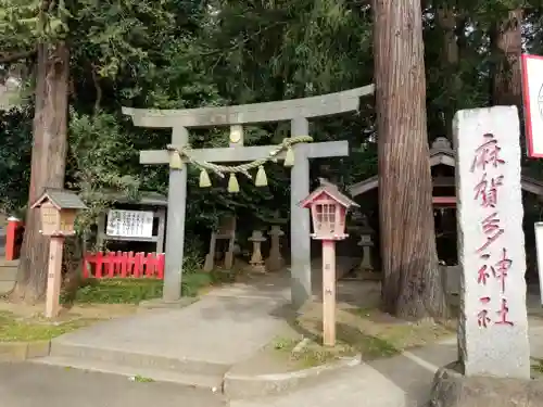 麻賀多神社の鳥居