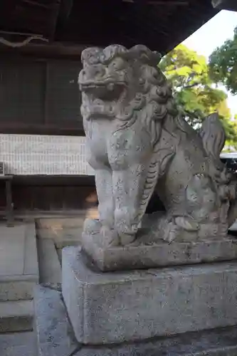 鳥飼八幡宮の狛犬