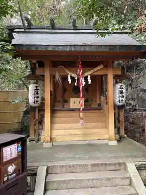 玉簾神社の本殿・本堂