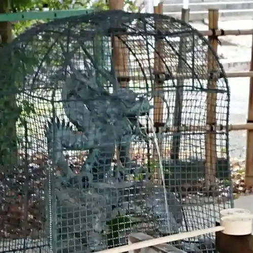 和泉國一之宮　大鳥大社の手水舎