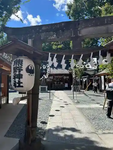 川越熊野神社の鳥居