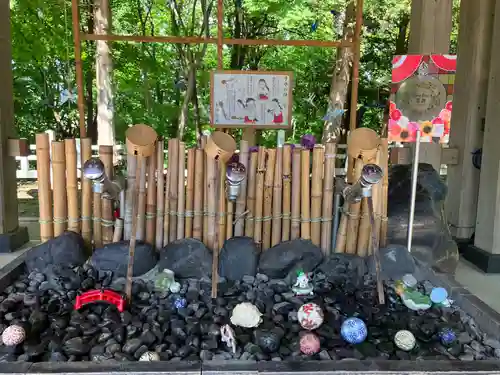 上川神社の手水