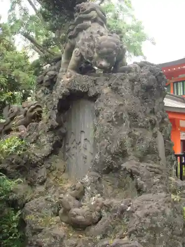 千葉神社の狛犬