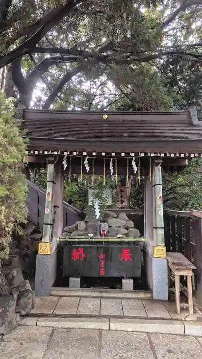 登渡神社の手水舎