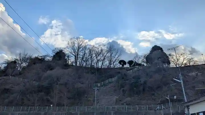 八坂三峯神社の景色