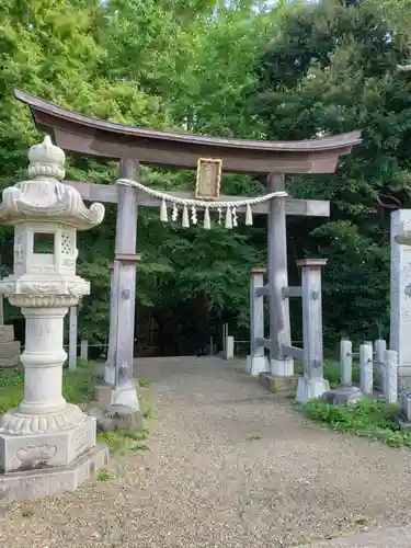 下総国三山　二宮神社の鳥居