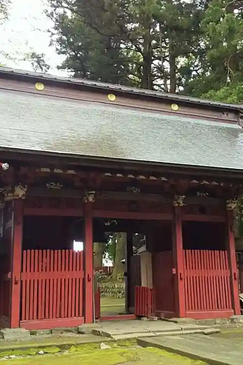 都々古別神社(八槻)の山門・神門