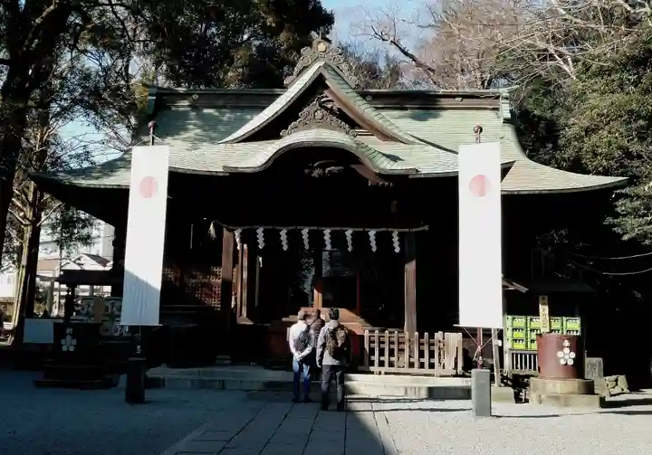 谷保天満宮の本殿・本堂
