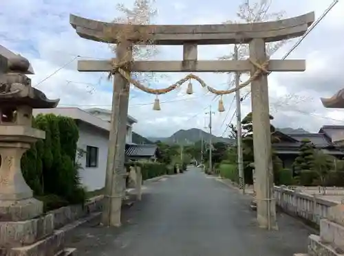 玉祖神社の鳥居