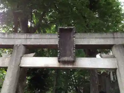 荻窪白山神社の鳥居