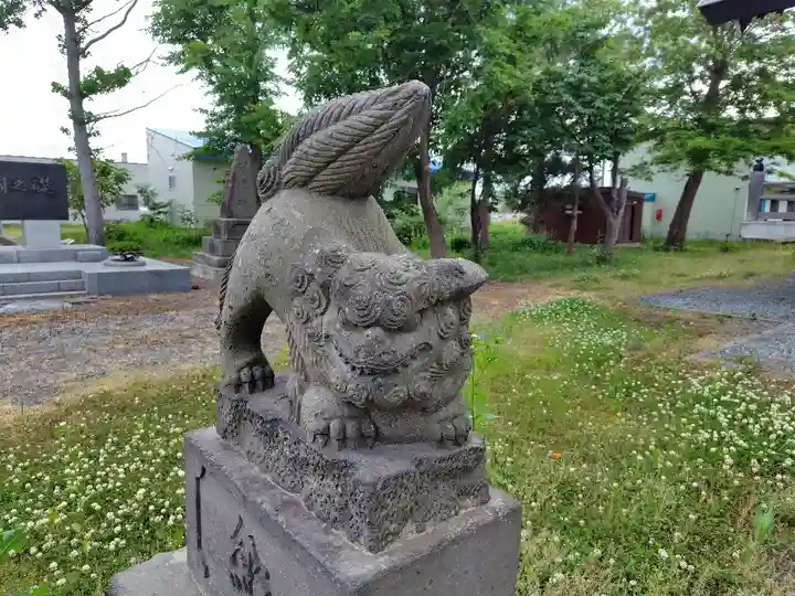 新篠津神社の狛犬