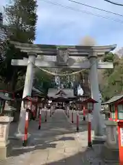 薬師寺八幡宮の鳥居