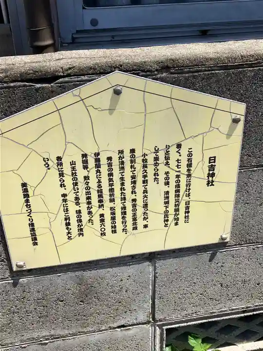 清洲山王宮 日吉神社の歴史