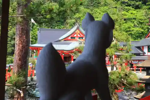 太皷谷稲成神社の狛犬