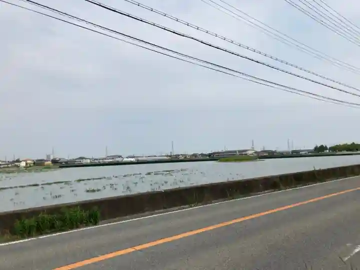 国安天満神社の周辺