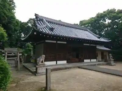 中臣須牟地神社の本殿・本堂