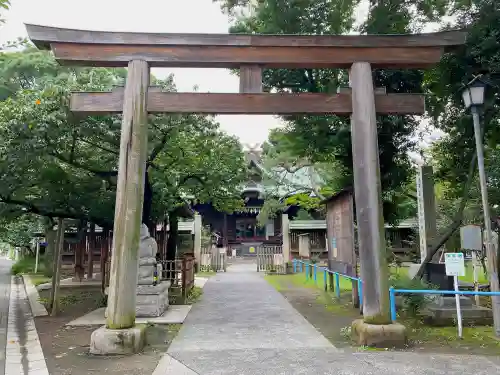 荏原神社の鳥居