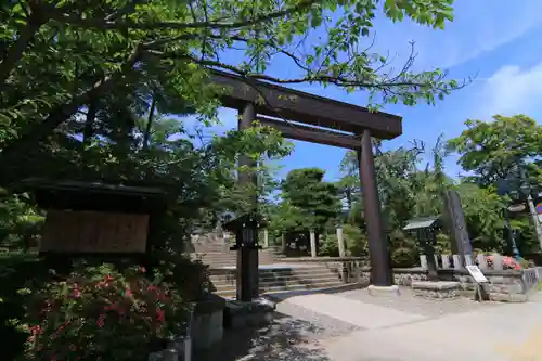 開成山大神宮の鳥居