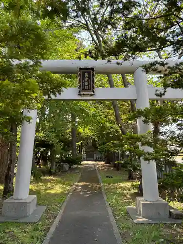 篠路神社の鳥居