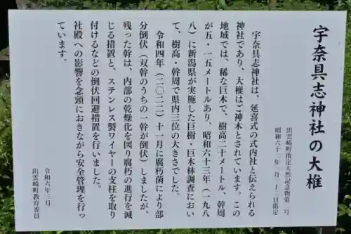 宇奈具志神社(新潟県)